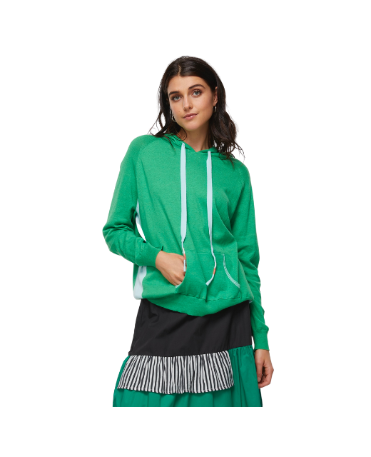 Summer Hoodie BRANDSWOMENS Andersons / Noire Z & P S22 Pea