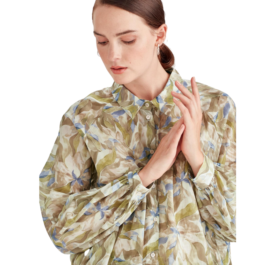 Monique - Blouse Élégante Printanière
