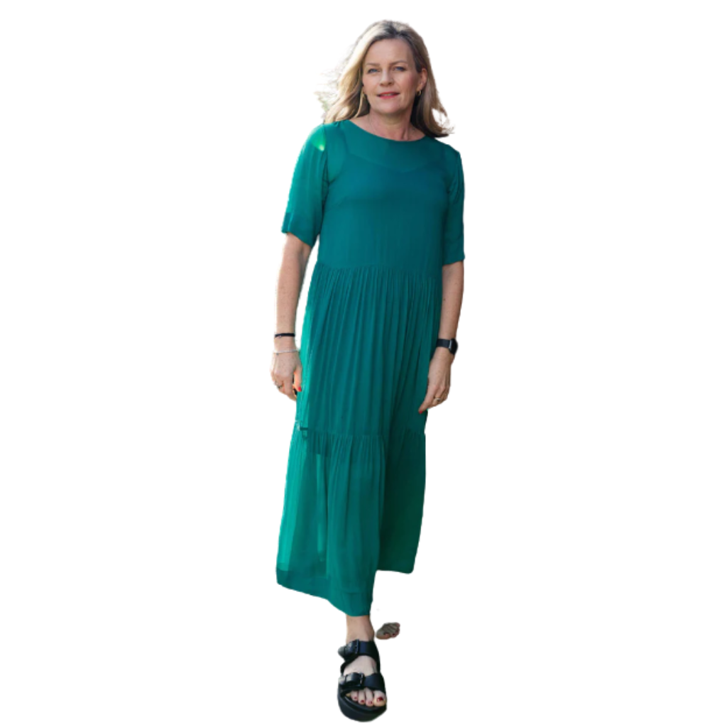 Nora Dress | Light Pink Stripe main image 1