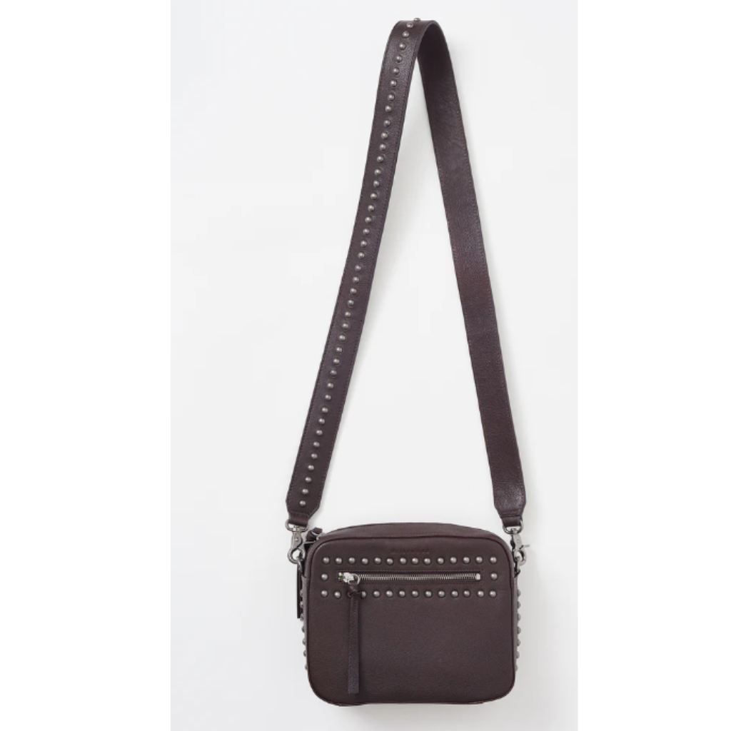 Double A Ophelia Oversized Leather Bag Washed Brown