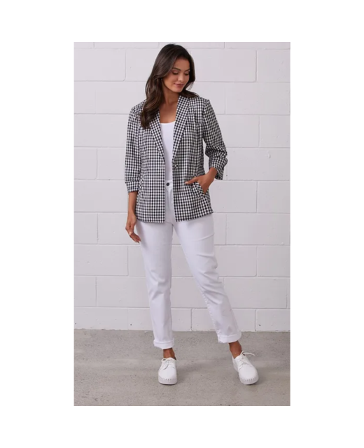 Drew Check Blazer BRANDSWOMENS Andersons / Noire Newport S23