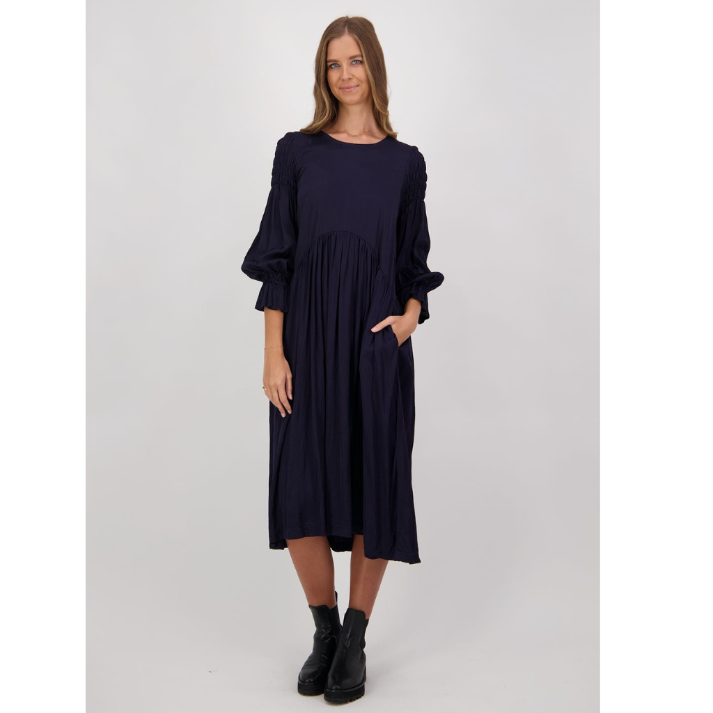 Chester Dress BRANDSWOMENS Andersons / Noire Briarwood W24 Ink