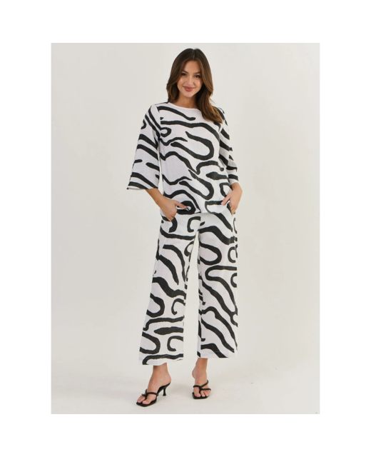 Black Ribbon Pants