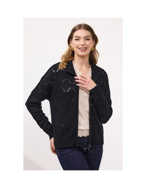 Esme Zip Front Merino Jacket